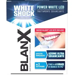 BLANX WHITE SHOCK TRATTAMENTO SBIANCANTE POWER WHITE 30 ML + LED BITE