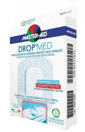 MEDICAZIONE MASTER-AID DROP MED 10 X 10 CM 5 PEZZI