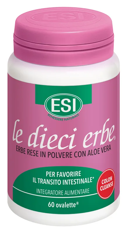 ESI LE DIECI ERBE COLON CLEANSE 60 OVALETTE