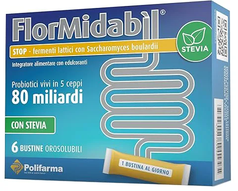 FLORMIDABIL STOP 6 BUSTINE CON STEVIA