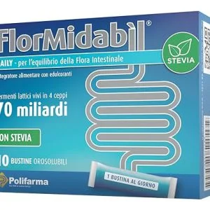 FLORMIDABIL DAILY 10 BUSTINE CON STEVIA