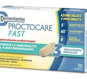 DERMOVITAMINA PROCTOCARE FAST 30 COMPRESSE