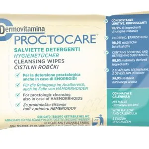DERMOVITAMINA PROCTOCARE SALVIETTE DETERGENTI 15 PEZZI