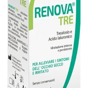 RENOVA TRE COLLIRIO A BASE DI TREALOSIO E ACIDO IALURONICO 10 ML SENZA CONSERVANTI