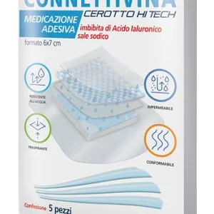 CEROTTO CONNETTIVINA HITECH 6 X 7 CM 5 PEZZI