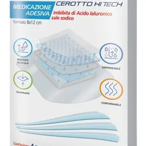 CEROTTO CONNETTIVINA HITECH 8 X 12 CM 4 PEZZI