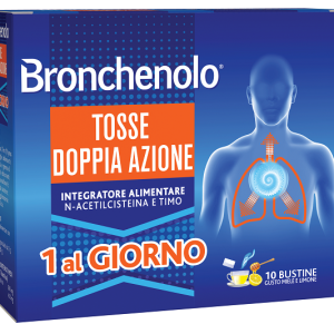 BRONCHENOLO TOSSE DOPPIA AZIONE 10 BUSTINE