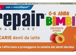BIOREPAIR ORAL CARE KIDS 0-6 ANNI DENTI DA LATTE DENTIFRICIO CON ESTRATTO DI PESCA 50 ML