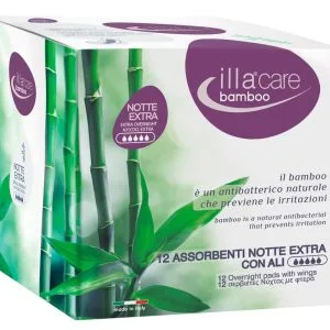 ILLA CARE BAMBOO ASSORBENTI NOTTE EXTRA 12 PEZZI
