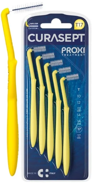 CURASEPT PROXI ANGLE T17 GIALLO/YELLOW 5 PEZZI