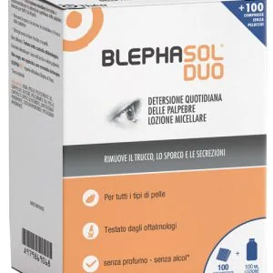 BLEPHASOL DUO SOLUZIONE MICELLARE IGIENE PALPEBRALE 100 ML + 100 GARZE