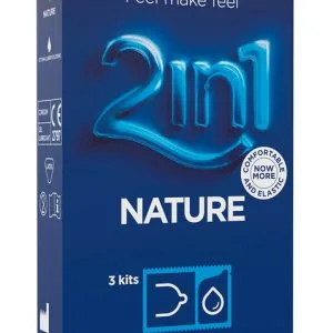 CONTROL 2IN1 NATURE 2,0 + NATURE LUBE 3+ 3 PEZZI