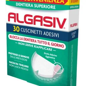 ALGASIV ADESIVO PER PROTESI DENTARIA SUPERIORE 30 PEZZI
