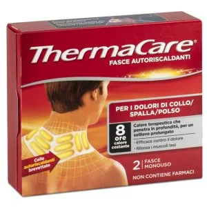 FASCE AUTORISCALDANTI A CALORE TERAPEUTICO THERMACARE COLLO/SPALLA/POLSO 2 PEZZI