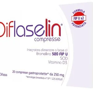 DIFLASELIN 20 COMPRESSE GASTROPROTETTE 250 MG