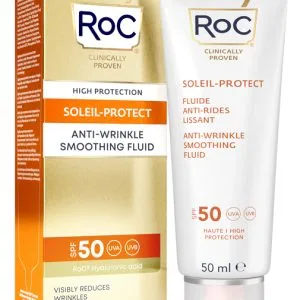 ROC FLUIDO SOLARE VISO SPF 50+ ANTI-RUGHE LEVIGANTE  50 ML