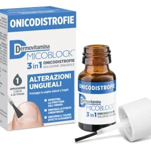 DERMOVITAMINA MICOBLOCK 3 IN 1 ONICODISTROFIE ALTERAZIONI UNGUEALI 7 ML