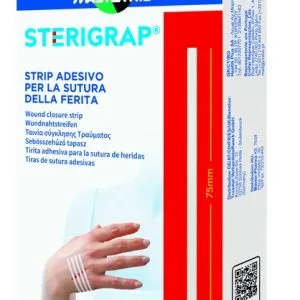 MASTER-AID STERIGRAP STRIP ADESIVO SUTURA FERITE 75X3 MM 10 PEZZI