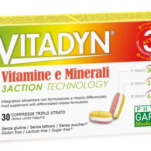 VITADYN VITAMINE/MINERALI 30 COMPRESSE RILASCIO DIFFERENZIATO