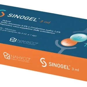 SIRINGA INTRA-ARTICOLARE SINOGEL 2,4% ACIDO IALURONICO + 1,6% CONDROITINA SODICA 3ML + 1 AGO