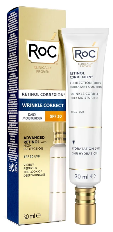 ROC RETINOL CORREXION WRINKLE CORRECT DAILY MOISTURISER SPF30 30 ML