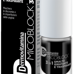 DERMOVITAMINA MICOBLOCK 3IN1 SMALTO IDRATANTE E TRASPIRANTE NERO 5 ML