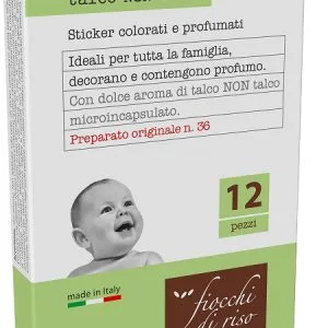 FIOCCHI DI RISO TALCO NON TALCO CEROTTI 12 PEZZI