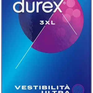 PRESERVATIVO DUREX 3XL VESTIBILITA' ULTRA 5 PEZZI