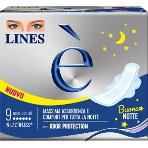 LINES E' NOTTE CARRY PACK 9 PEZZI