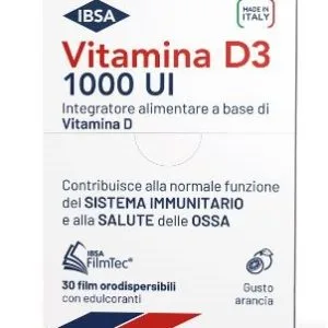 VITAMINA D3 IBSA 1000UI 30 FILM ORODISPERSIBILI
