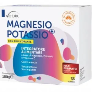VEBIX MAGNESIO POTASSIO + CON EDULCORANTE 36 BUSTE 5 G