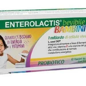 ENTEROLACTIS BAMBINI BEVIBILE 12 FLACONI DA 10 ML