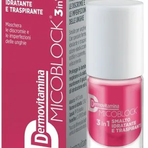DERMOVITAMINA MICOBLOCK 3IN1 SMALTO IDRATANTE TRASPIRANTE ROSA GERANIO 5 ML