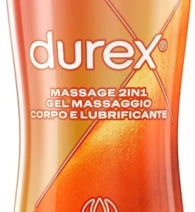 DUREX MASSAGE 2 IN 1 GEL MASSAGGIO CORPO E LUBRIFICANTE YLANG YLANG 200 ML