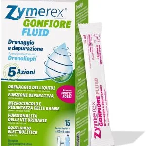 ZYMEREX GONFIORE FLUID FRUTTI ROSSI 15 BUSTINE