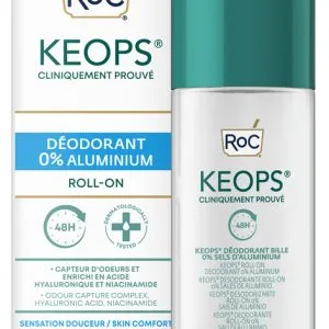ROC KEOPS DEODORANT ROLL ON 0% ALUMINIUM 30 ML