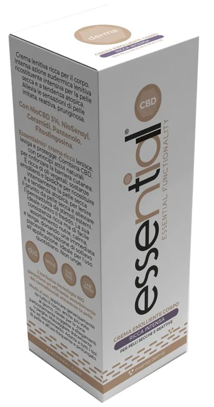 ESSENTIALNIO DERMA CREMA RICCA INTENSA EMOLLIENTE CORPO 100 ML