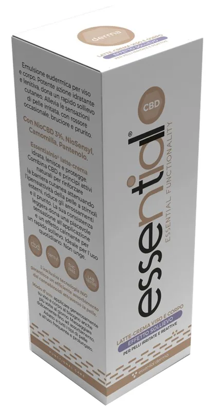 ESSENTIALNIO DERMA LATTE-CREMA VISO E CORPO EFFETTO SOLLIEVO 100 ML