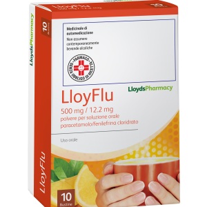 LLOYFLU*10BUST 500MG+12,2MG