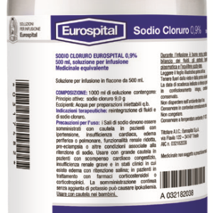 SODIO CLORURO EUROS*0,9% 500ML