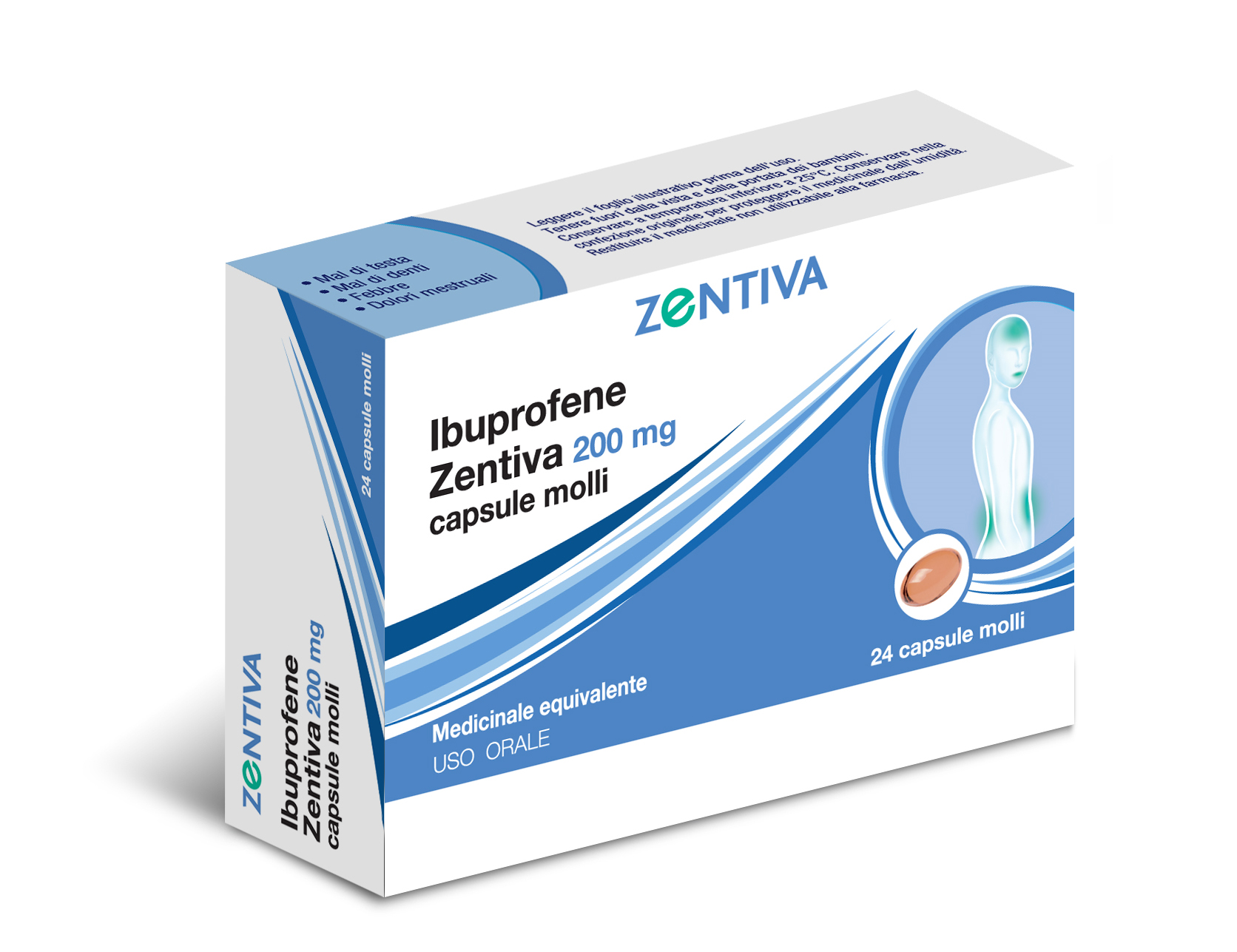 IBUPROFENE ZEN*24CPS 200MG