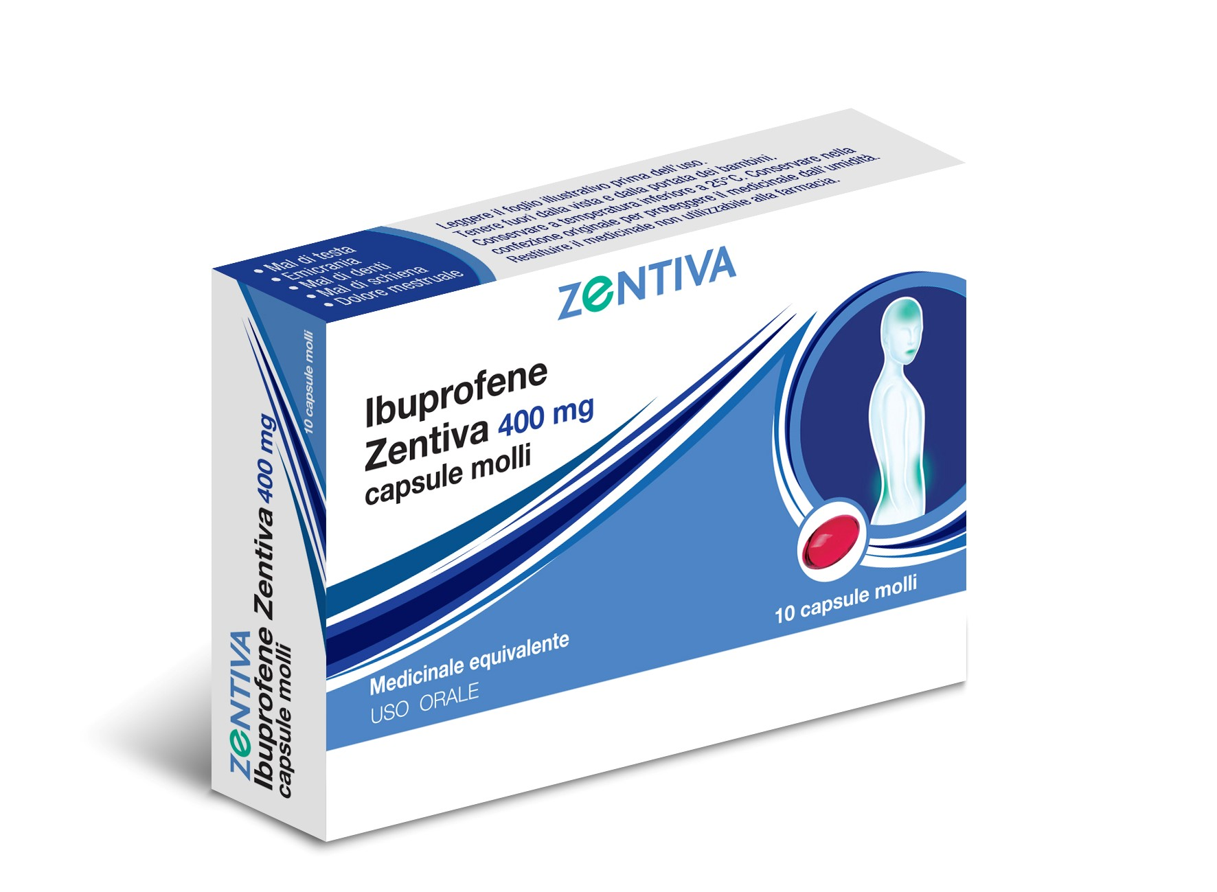 IBUPROFENE ZEN*10CPS 400MG