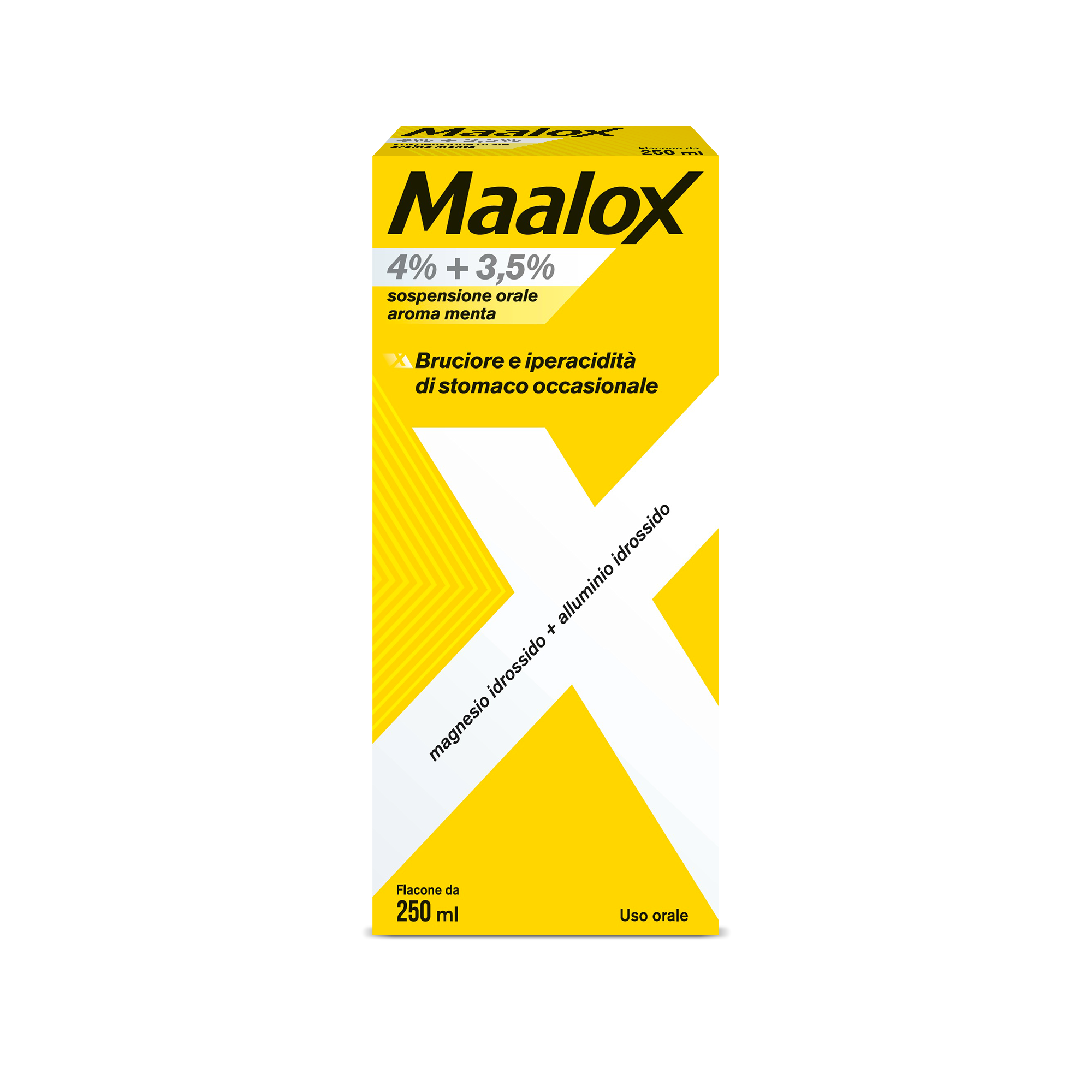 MAALOX*OS SOSP 250ML 4+3,5% ME
