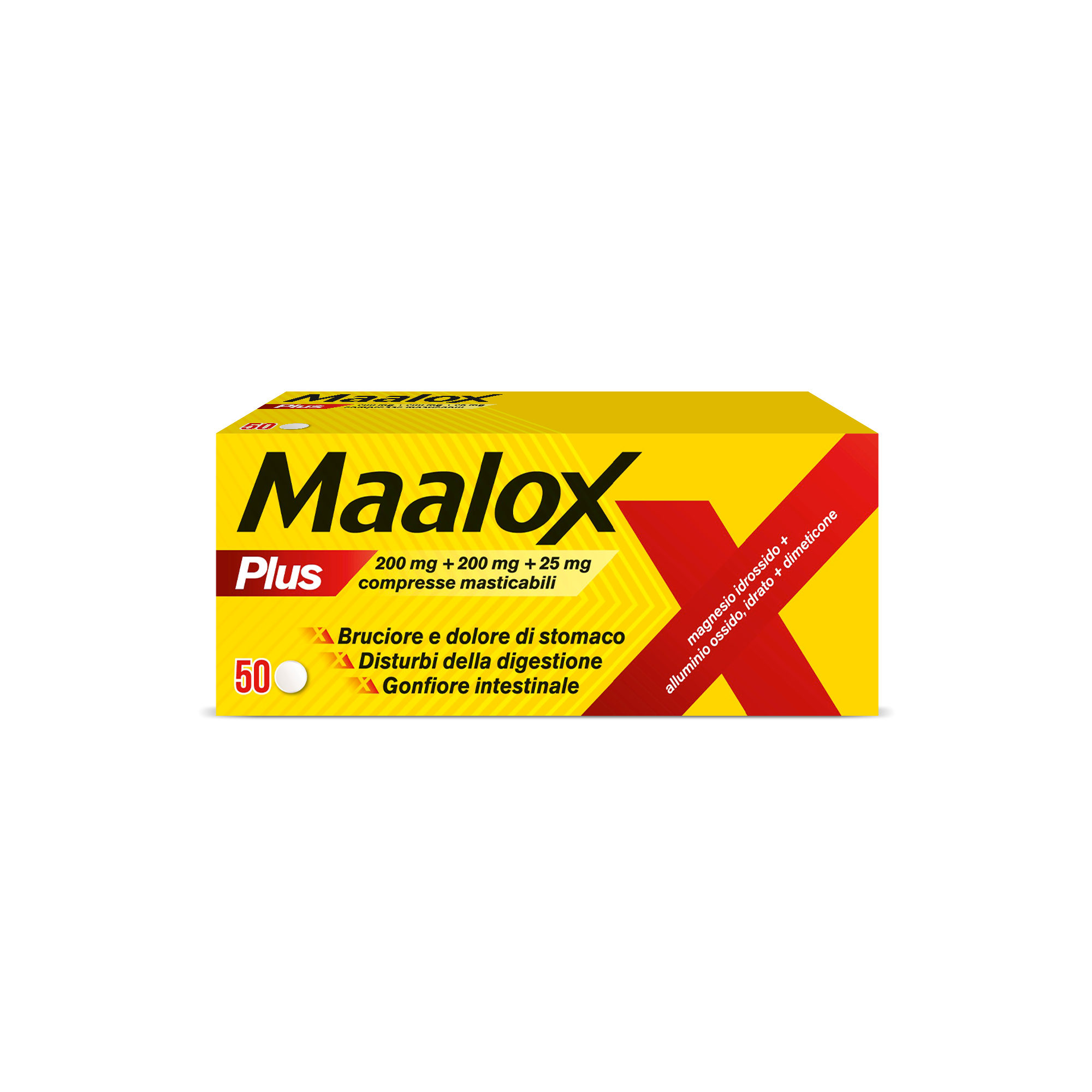 MAALOX PLUS*50CPR MAST